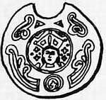  Языческий символ на древнерусской посуде.