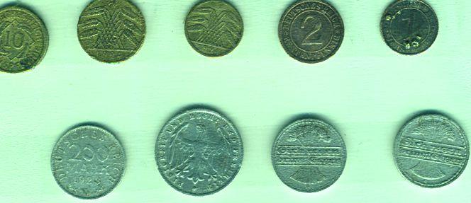 Германские монеты Веймарской  республики. Из коллекции Лимарева В.Н.