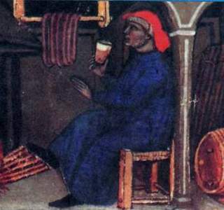 Проба вина (франкская миниатюра 7 века)