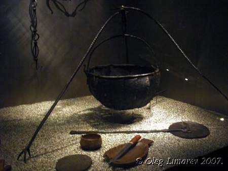 Походная кухня викингов.(Норвегия г. Осло. Музей викингов. Фото Лимарева В.Н.)
