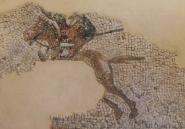 Вождь готов. Фрагмент мозаики. 6 в н.э. Дворец Теодориха в Равенне. (Фото Лимарева В.Н.)
